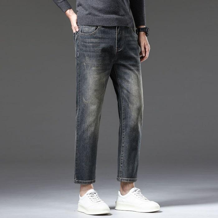 

Новые Ретро Джинсы Мужские Свободные Прямые Американские Стрейч Повседневные 38