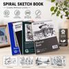 A4 Thickened Coil Sketchbook for Children & Adults: Handmade Drawing and Coloring Notebook