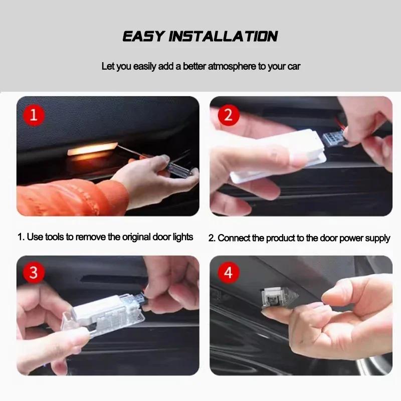 LED Auto Tür Logo Projektor Lampen Willkommenslicht Für BMW E90 E91 E92 E93 E60 E61 F10 F07 E63 E64 F12 F13 F30 E87 F20 Zubehör