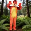 Kids Dinosaur Costume Set For Halloween Parties And School Plays Practical Polyester Fabric Cosplay Outfit