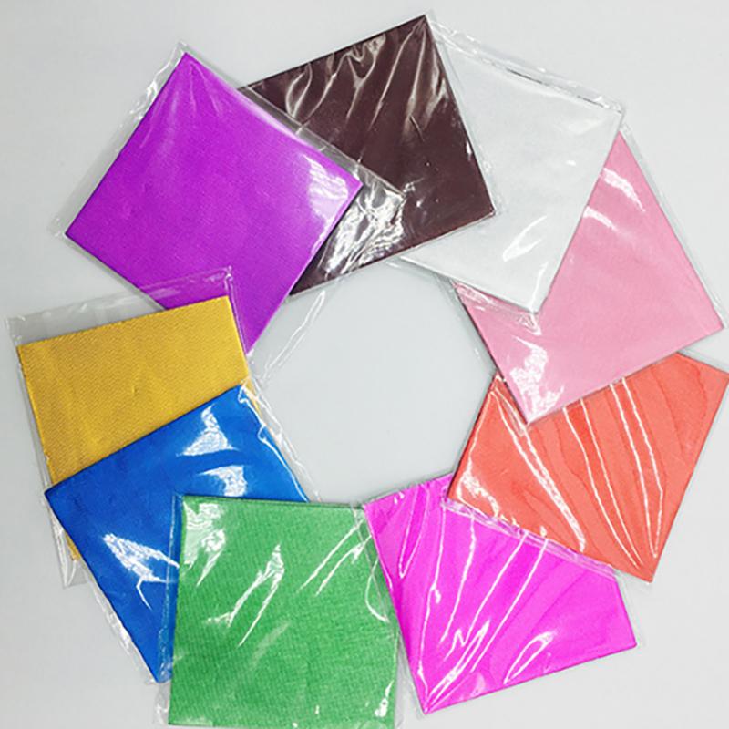 100 Pcs Multicolor Aluminum Foil Candy Chocolate Biscuits Tin Wrapping Paper Diy Metal Embossing Gift Craft Paper Packaging
