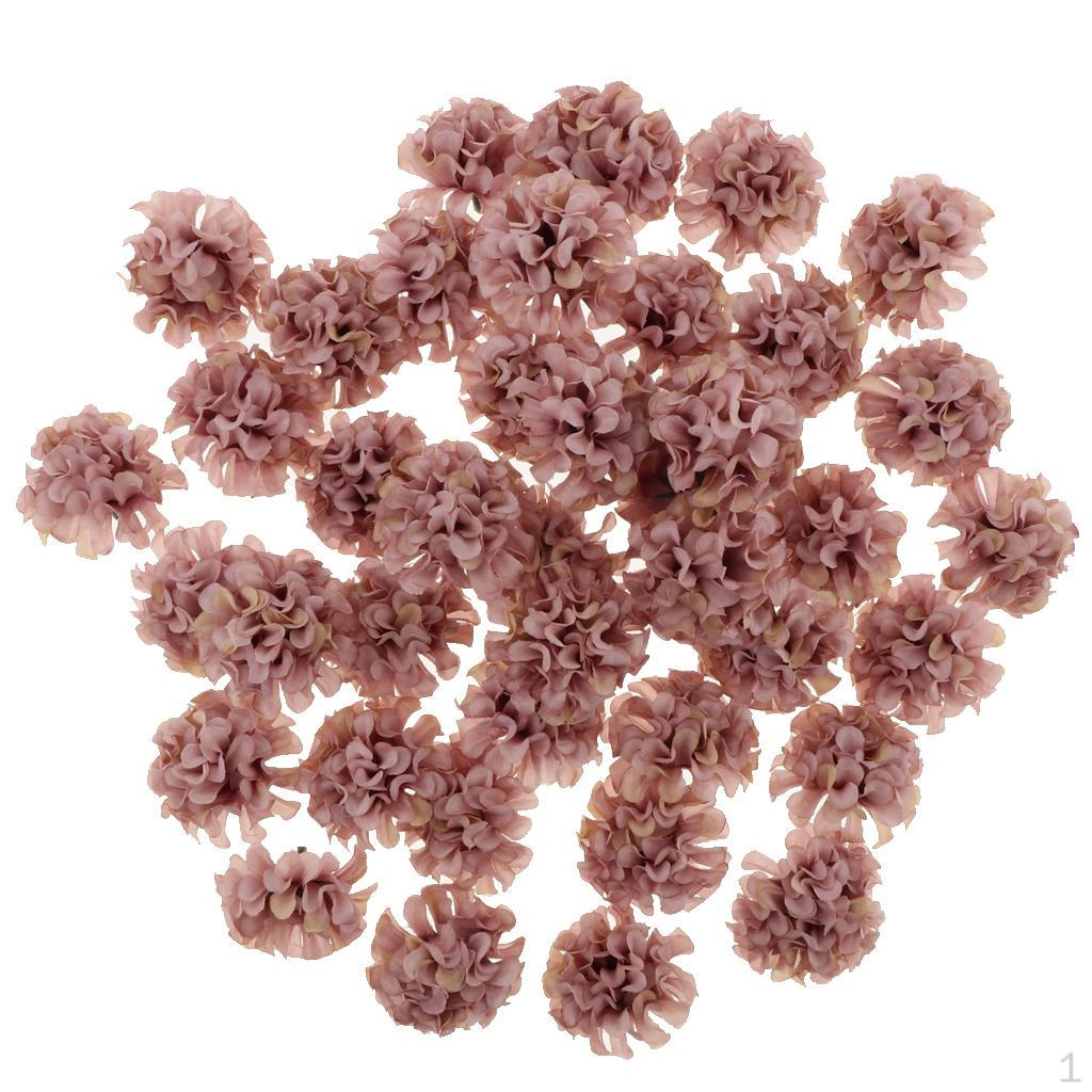 

40Pieces Heads Buds Bulk Wedding Party Decor G