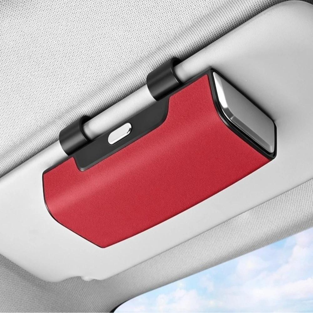 Storage Organizer Sun Visor Glasses Holder Glasses Protection Storage Box Car Interior Accessories