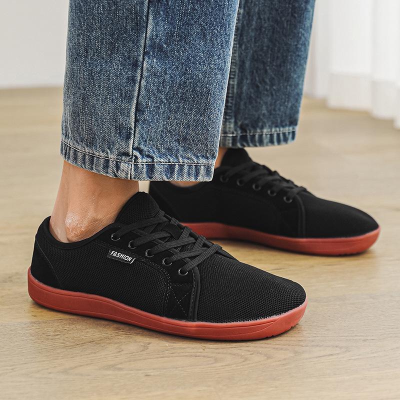 

Large size summer new wide last outdoor casual sports shoes men s breathable mesh shoes fashion barefoot shoes 37