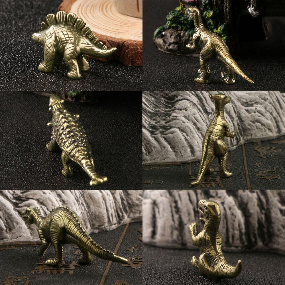 Vintage Dinosaur Miniatures Mini Children Dinosaur Toy Creative Dinosaur Statue  Decoration Crafts