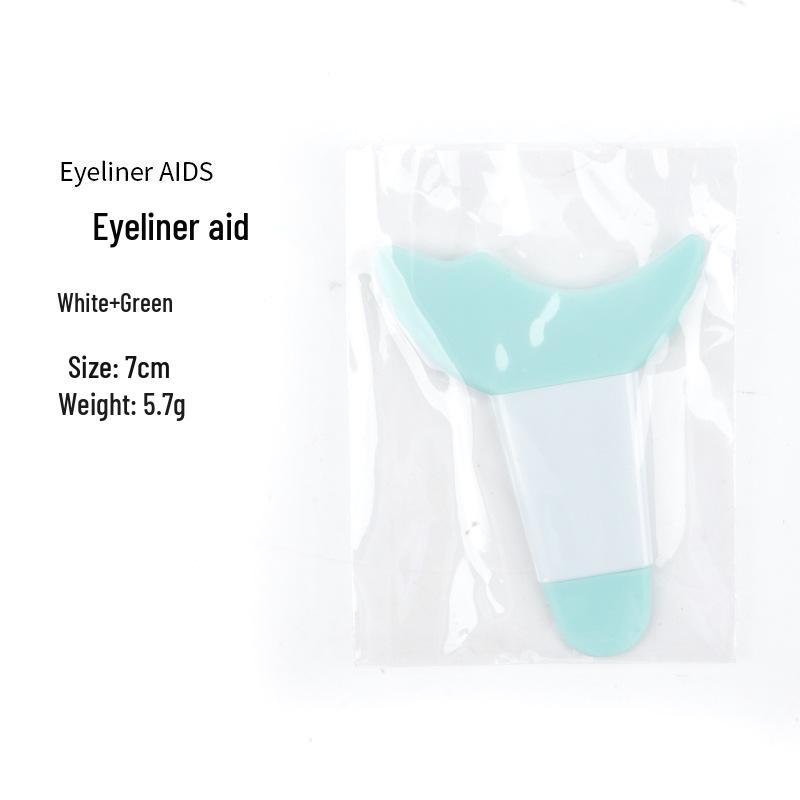 Wielofunkcyjne silikonowe narzędzie do makijażu oczu do aplikacji eyelinera, cieni do powiek i tuszu do rzęs
