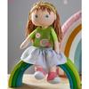 Poupée En Peluche - Haba - Hedda Junior - 30 Cm - Vert - Coton/Polyester