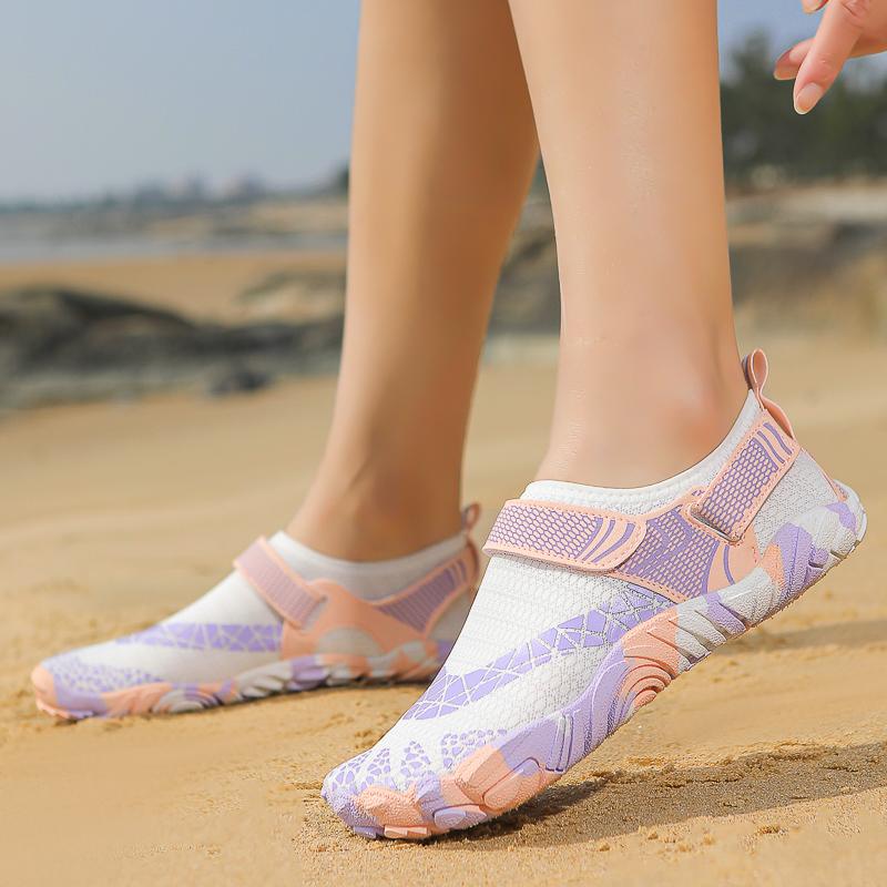 Sapatos de Água Feminino Masculino Secagem Rápida Cinco Dedos Descalço Novo Outdoor Montante Vadeando Natação Sapatos Aqua Verão Tênis de Praia