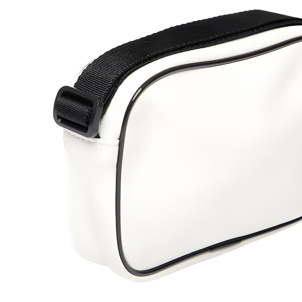 New Adidas Polyurethane Shoulder Bag Crossbody Bag Mini Unisex White & Black JI9445