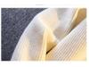 2024 Men's Autumn/Winter American Retro V-Neck Cardigan Sweater - Casual Solid Color Knitwear