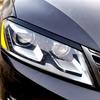 Headlight Eyelid Trim for VW Passat B7 2010-2014-ABS Eyebrow Cover Stickers Car Trim Accessories Car Headlight Enhancement