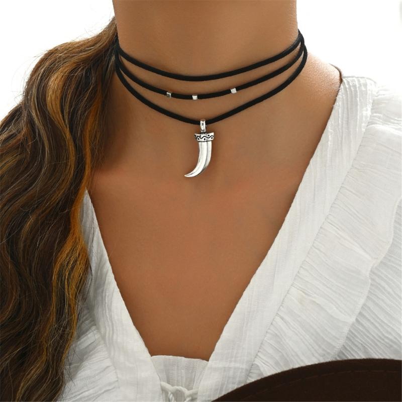 Elegant Modifiable Marine Sphere Necklace With Thin Faux Leather Cord For Stratified Jewelry Appearance