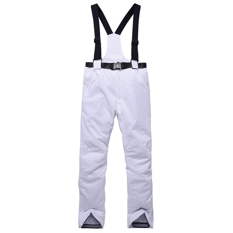 Unisex Winter Ski Bibs: Warm, Thickened Cotton Pants for Outdoor Couples