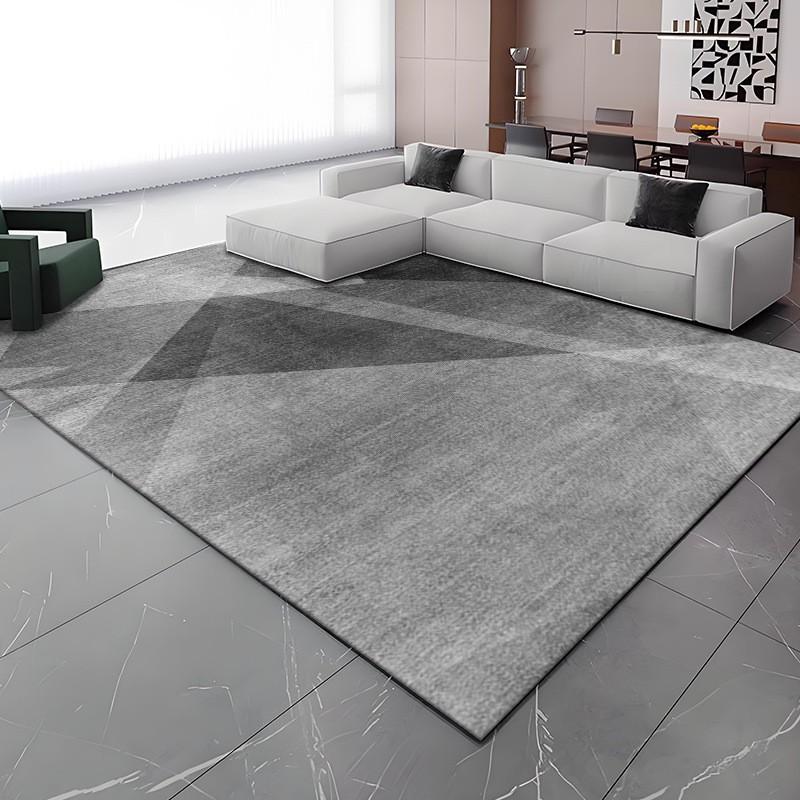 Modern Simple Style Large Living Room Rug Geometric Pattern Antiskid Office Decor Carpet Soft Easy Cleaning Coffee Tables Mat