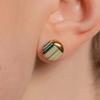 [Worn by BG Eunha] Daily Stratum Round Ceramic Earrings (BG)