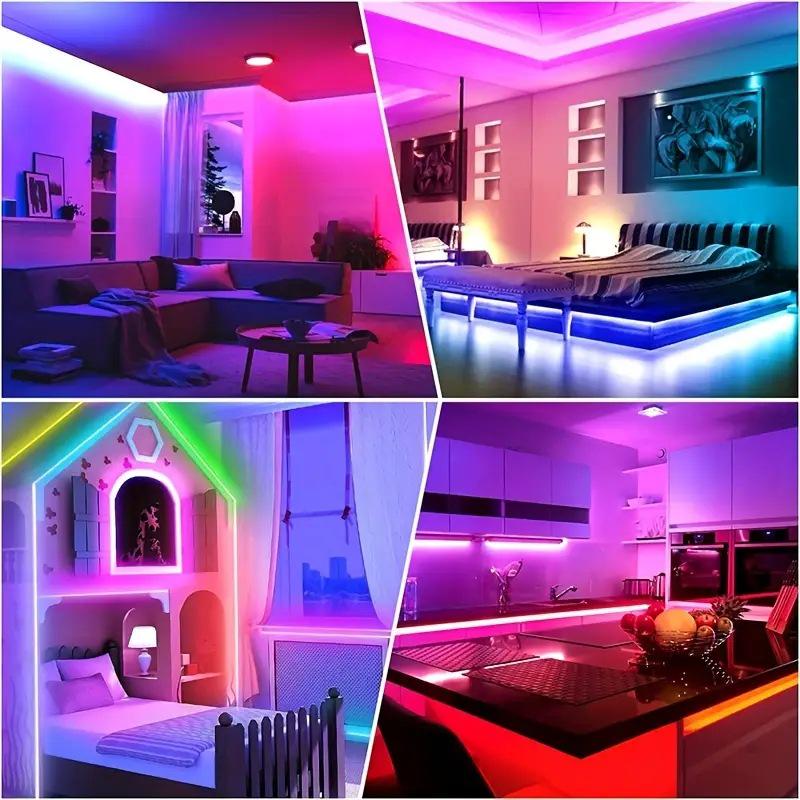Kit 24V 3535 RGB LED Ambient Light Strip with 44-Key Bluetooth Music Control