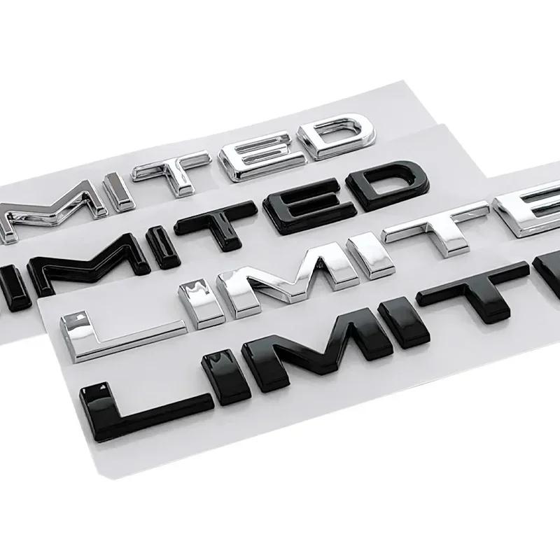 3D ABS Car Body Emblem Rear Trunk Badge Sticker for Jeep LIMITED Wrangler Tj Jk Jl Grand Cherokee Commander Renegade Liberty AMR1