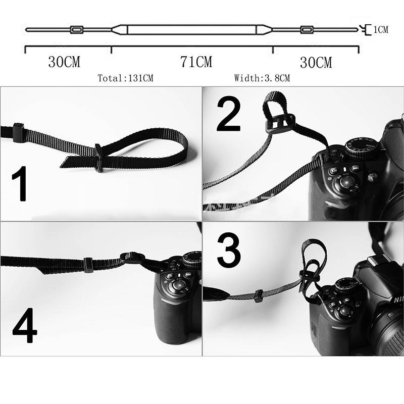 Camera Shoulder Neck Strap Universal Vintage Cotton Belt with Quick Release Camera Supplies Gift for Photographers