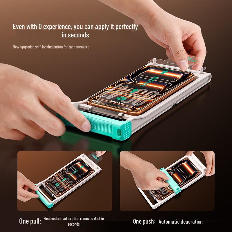 Apple iPhone 17 Pro Max 3D Full Cover Tempered Glass Screen Protector