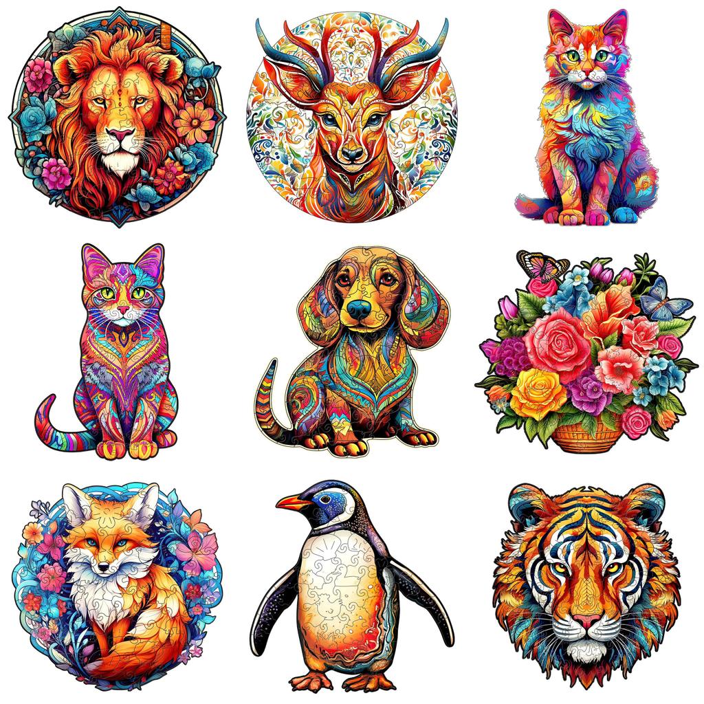 Wooden Friendly Eco Bird Puzzle With Diy Design For Children Enthusiasts Toys