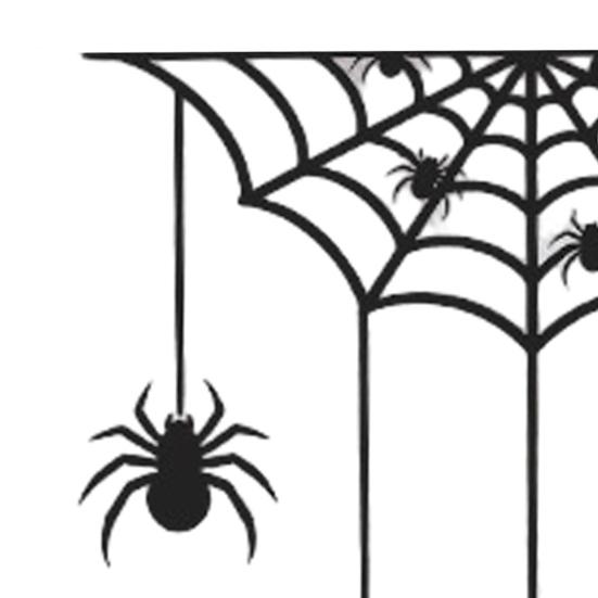 jijijing Halloween Spider Web Light Switch Sticker, Upside Down Decal, Removable Decals, PVC Waterproof Wall Art for Home Bedroom Living Room Entrance