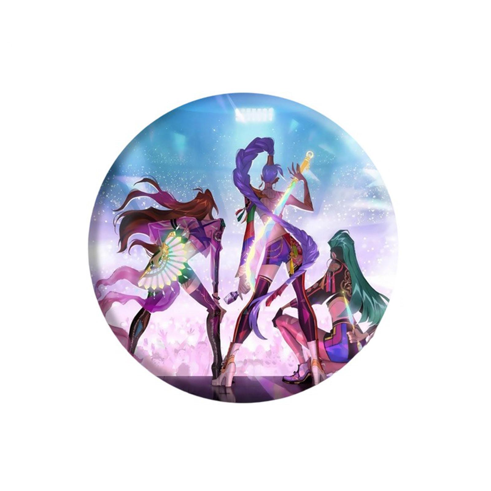 

Металлические значки в стиле аниме, броши-значки поддержки аниме One Size