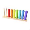 Color Sorting And Stacking Toy – Game to Promote Fine Motor Skills Learning Educational