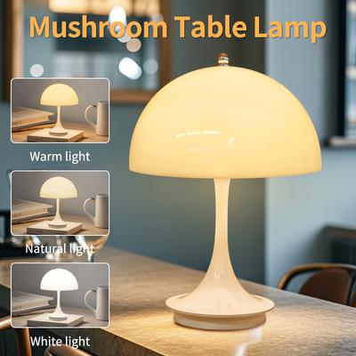 USB Aufladbare Nachtlicht Nordic Pilz Tisch Lampe Touch Schalter Für Wohnzimmer Schlafzimmer Esszimmer Dekoration Beleuchtung