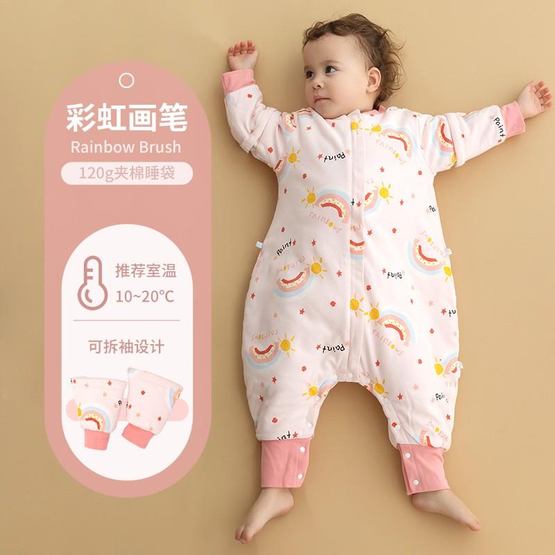 Cotton Baby Sleep Bag Thickened Winter Anti-kick Blanket Toddler Kindergarten