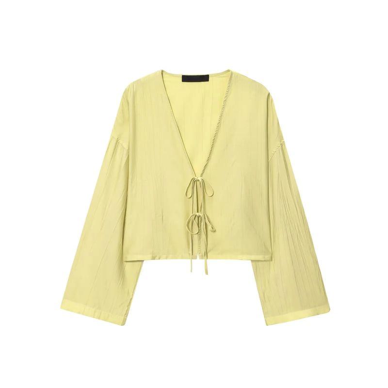 Casual Suit Women's Wrinkle Effect Kimono Coat 5427733 Wrinkle Effect Shorts 1255451