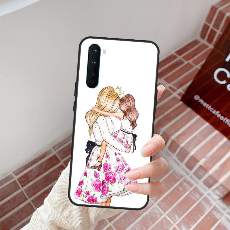 Mom and Daughter Case For OnePlus 13T 10R 10T 8T 12R 13R 15 13 12 11 10 9 Nord CE 5 2 3 4 Lite N20 N30 Cover