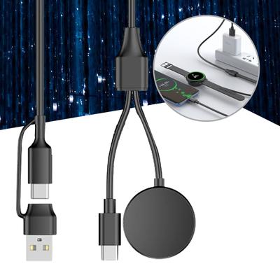 Nabíjecí kabel pro hodinky 2 v 1, magnetický nabíjecí kabel, pohodlné a bezpečné nabíjecí řešení, lehký pro hodinky 6/5