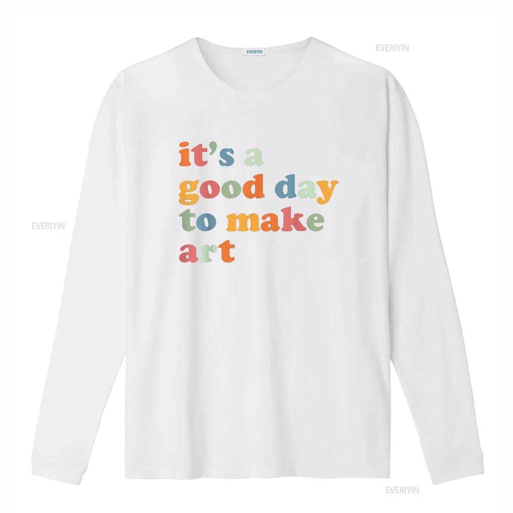 It s A Good Day To Make Some Art Artist Teacher T Shirt vintage Washed Comfortable Soft Casual Stylish Stretched Breathable