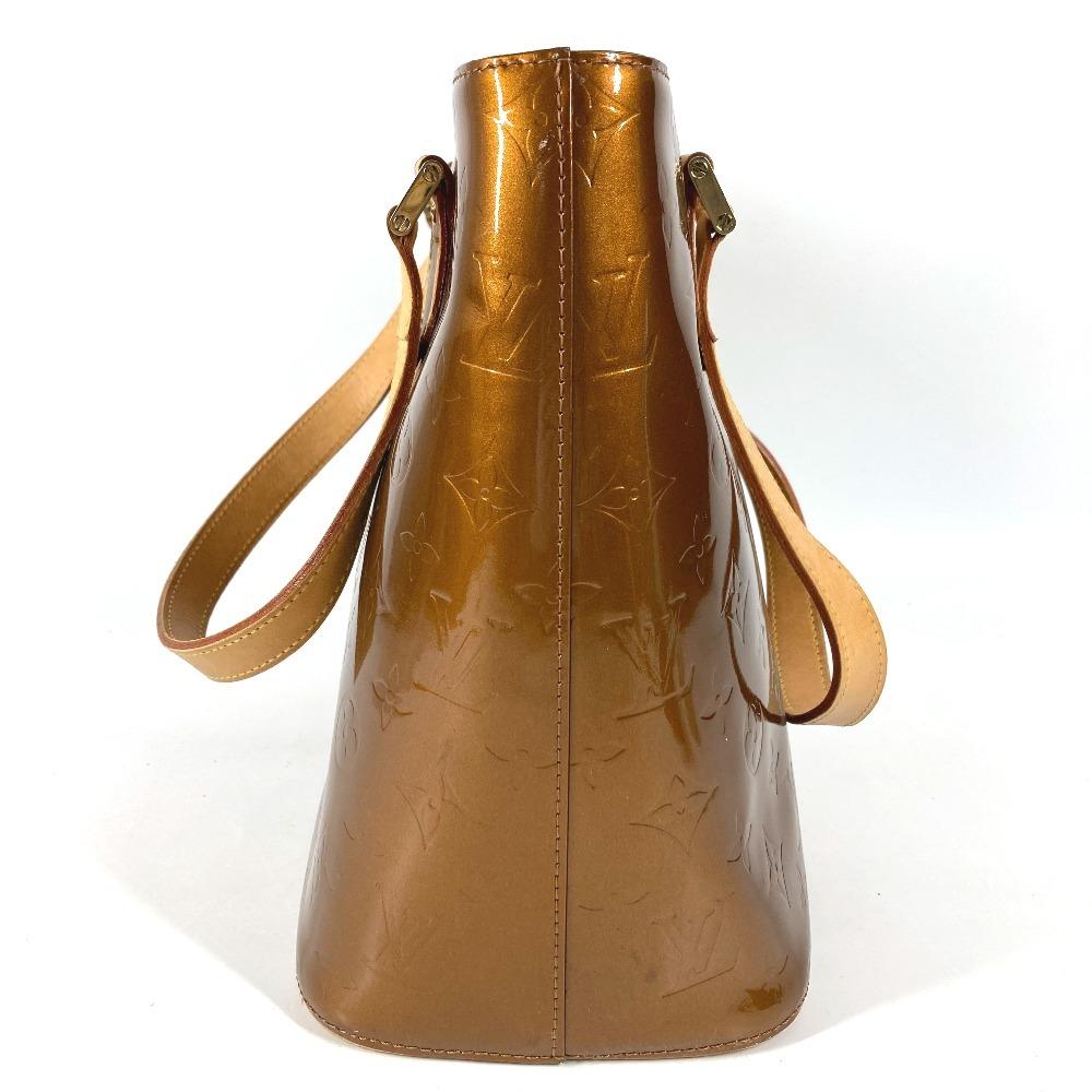 Louis Vuitton M91122 Bolsa de Ombro Tote MonogramVernis Houston Marrom Bronze