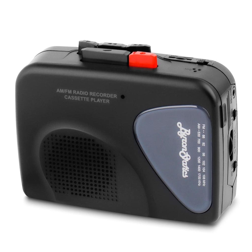 Portable Cassette Tape External Manual VAS Automatic Stop 2 AA USB Powered Headphones Player, Recorder, FM/AM Radio, Walkman, Player, Built-in