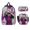 Streets Fighters Movie 2026 Theme School Bags Set for Children Pencil Boxes Backpack Sets with Lunch Box For School Knapsack