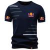 Sommer Neues Baumwoll-Herren-Kurzarm-Woll-T-Shirt Herren Lässig Rundhals Gestricktes T-Shirt