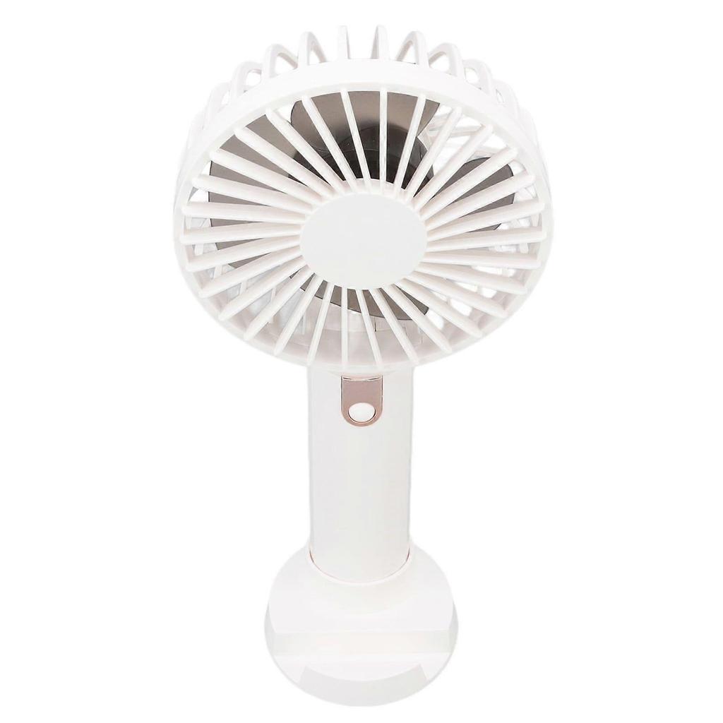 Handventilator USB-Aufladung 3 Stufen verstellbar Wiederaufladbarer Ventilator Tragbar mit Schreibtischständer für Outdoor-Reisen
