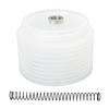 Hole Saw Dust Bowl Collector 125mm Silicone Transparent Bottom Cover With Spring For Drilling
