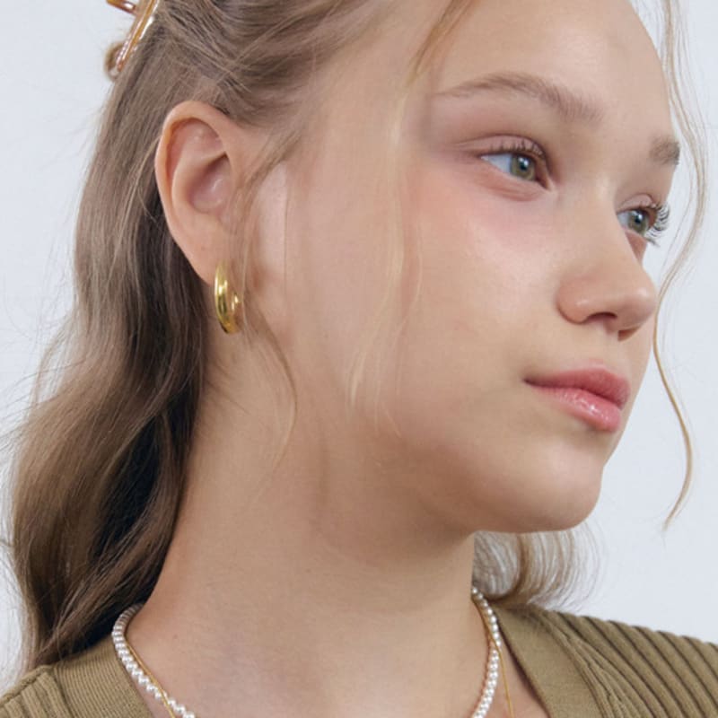 NUOY Austrian White Pearl Necklace