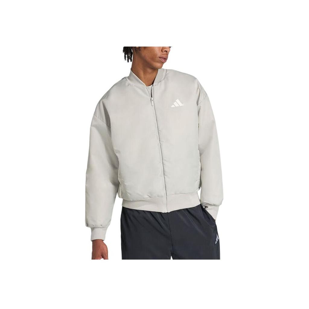 adidas Stadium Sports Casual Baseball Collar Long Sleeve Cotton Jacket Men Jacket JX5634
