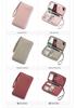 Women's Anti-Theft Multi-Functional Genuine Leather Passport Holder: Large Capacity for Tickets, Passports, and Documents.
