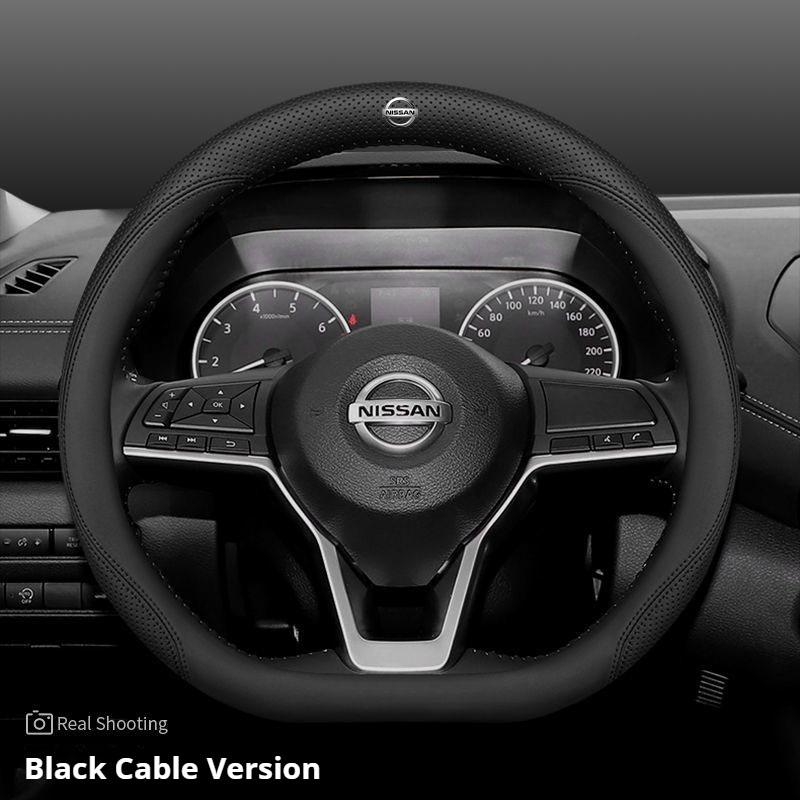 CCMLIC1 Leather Car Steering Wheel Cover for Nissan Pulsar Murano Rogue Versa Cube Juke Qashqai Leaf MAXIMA Pathfinder Micra X-Trail