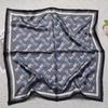 100% mulberry silk scarf - women's spring/summer silk scarf - versatile twill 70cm square scarf