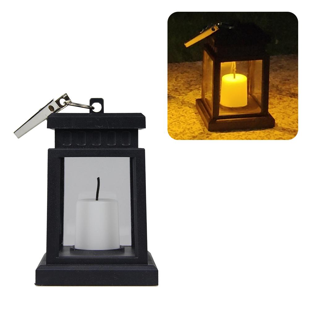 Garden Decor Solar Candle Lights Retro Palace Lantern Hanging Patio Walkway Light Landscape Floor Lights Waterproof Lawn Lamp