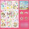 New Easter Bunny Easter Egg Electrostatic Insulation Window Sticker Window Glass Door Decoration