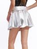 Women's Big Swing Pleated Skirt for Nightclub & Stage Performance
