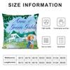 A-Anne of Green Gables Pillow Case Living Room Sofa Decorative Cushion Cover Simple Household Light Luxury Printed Pillow