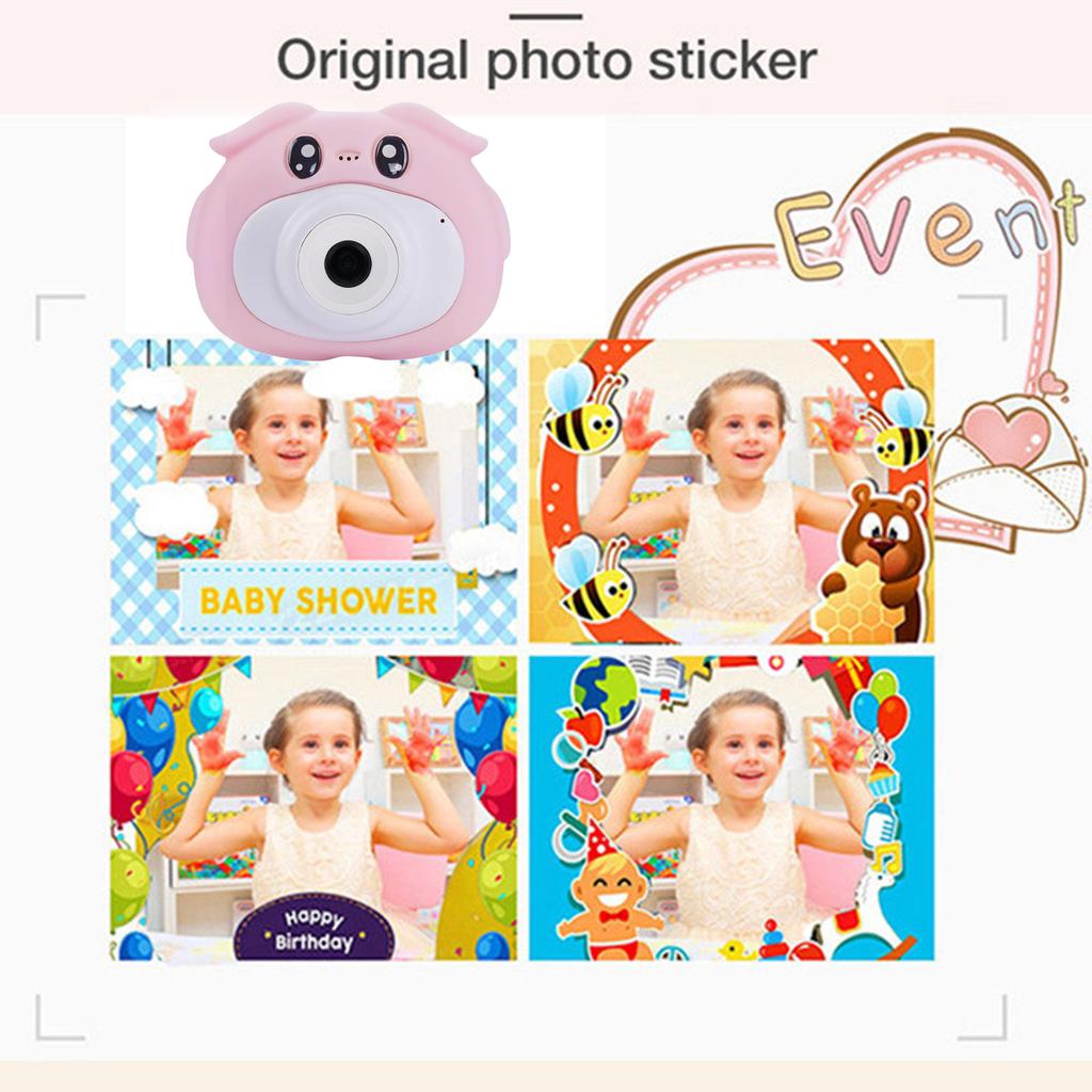 Children s Digital Camera, 8MP HD Kids Camera, 1080P Video Recorder, 2.0  Screen, 4X Zoom, Time-Lapse, and Fun Stickers for Photography