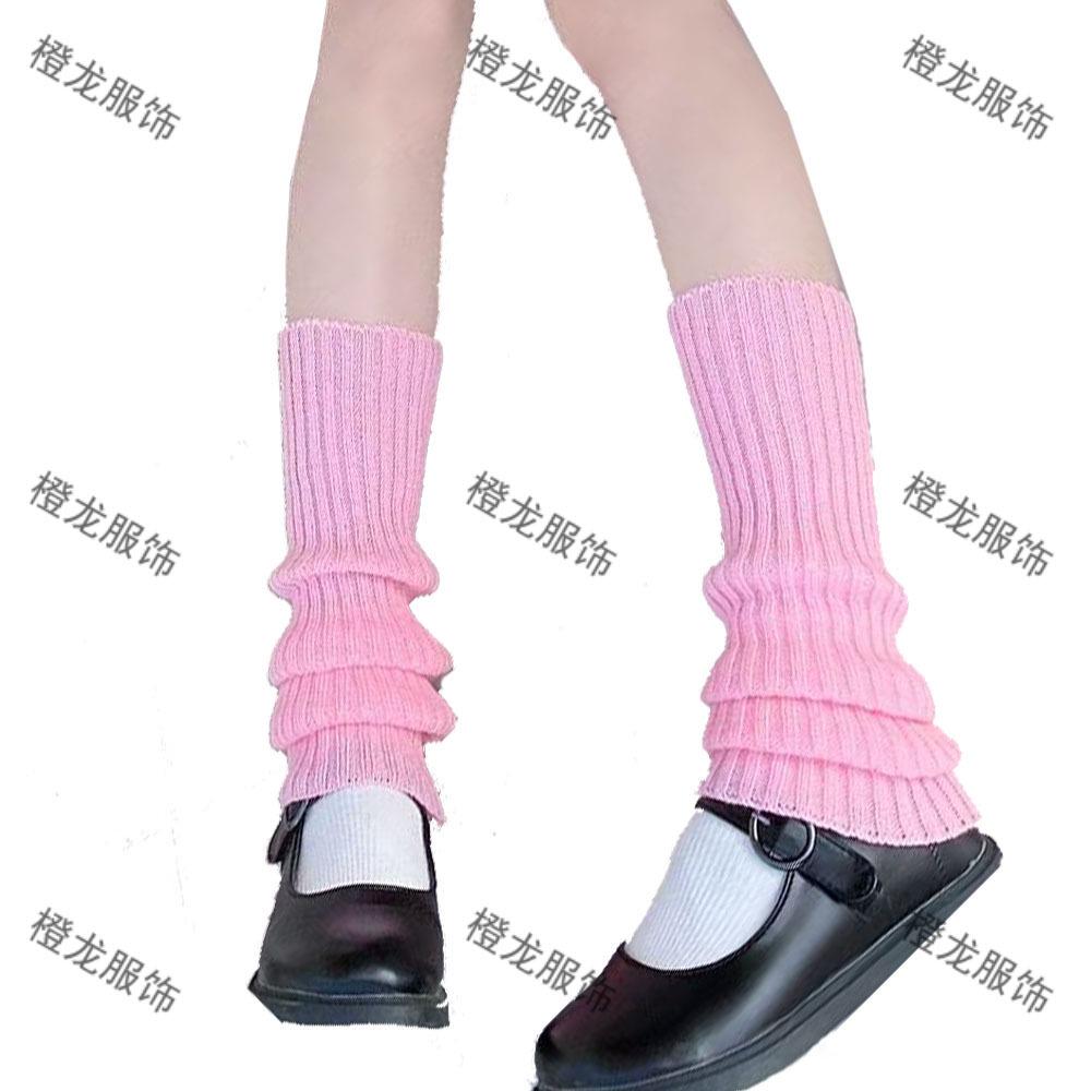 JK Women's Multi-color Wool Knit Leg Warmers - Versatile, Warm & Stylish Autumn/Winter Boot Covers